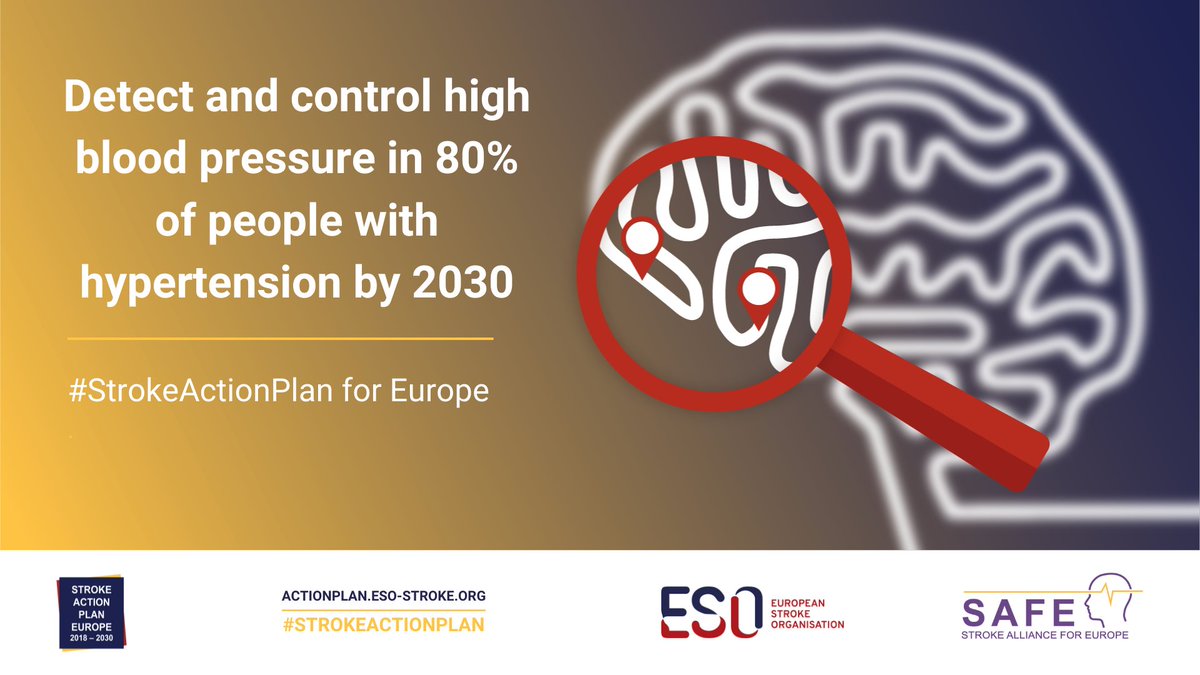 The 2023 #WorldStrokeDay is focusing on #prevention. Primary prevention of #stoke is one of #StrokeActionPlan for Europe’s seven focus domains. Find out more bit.ly/2QUb06r #GreaterThan #StrokeAllianceforEurope #EuropeanStrokeOrganisation