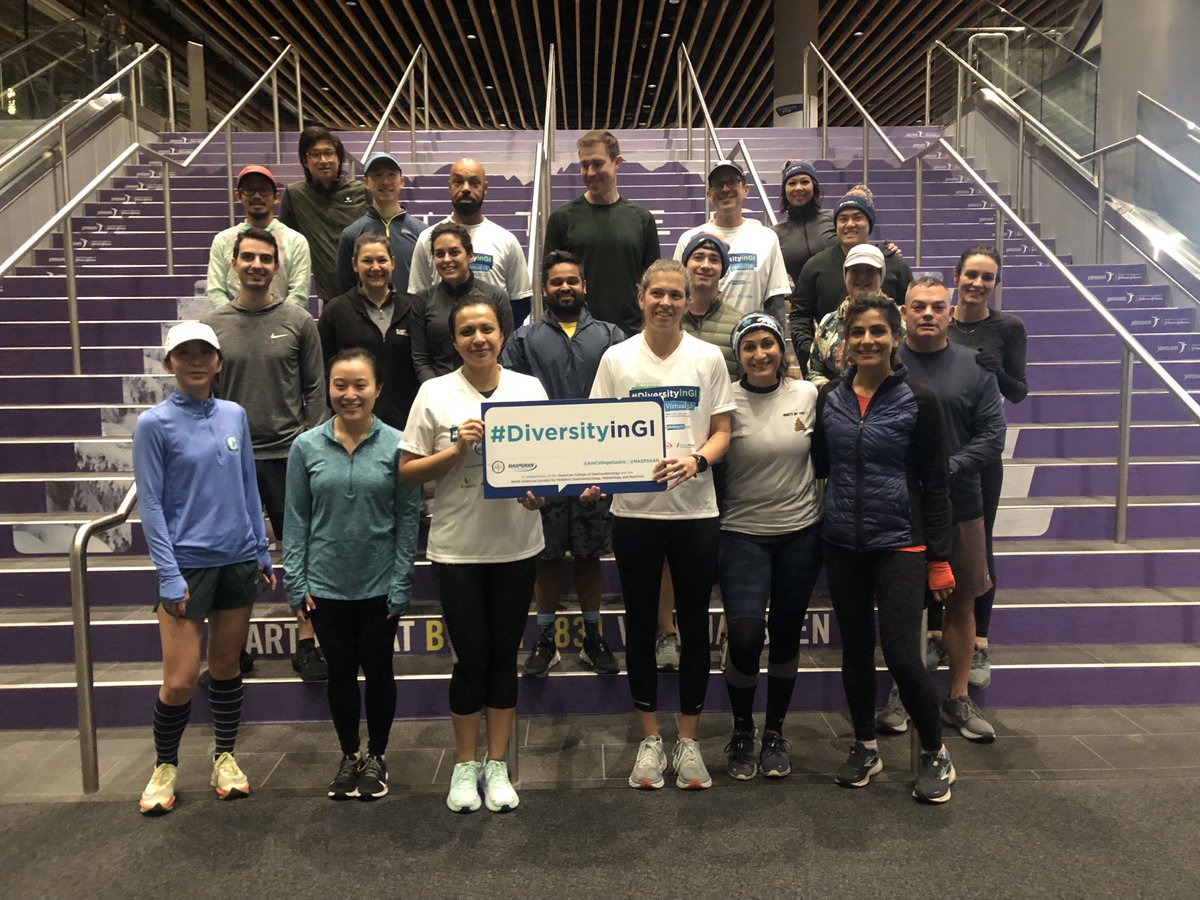 MLongMD's tweet image. What a fantastic crew #ACG2023 ⁦@AmCollegeGastro⁩ with our run for diversity this am. Met new running buddies and connected with friends. #DiversityinGI Can’t wait for Philly next year - our run will include the “Rocky” steps… ⁦@BMoshiree⁩ ⁦@sidbarritt4⁩