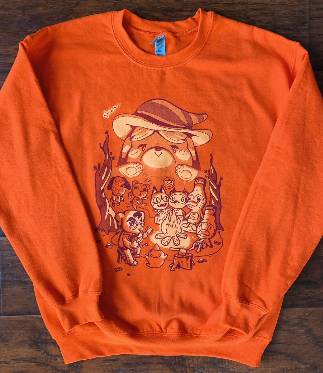 AtollKIsland's tweet photo. It doesn’t get any more stunning than @menino_alipio’s Animal Crossing Halloween sweatshirt. 🎃🧡 https://t.co/5Awv87lHmG