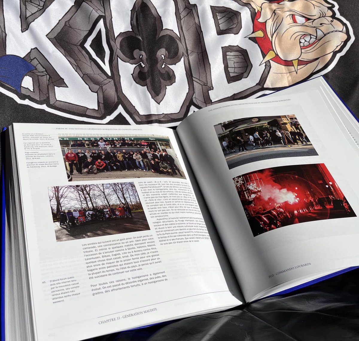 KOB_NHDL's tweet photo. Livre de 600 pages, dispo en 48h sur
👉🏻 https://t.co/jP6MNXgl68

.
#kopofboulogne #hooligans #ultras #parissgfans #ultraspsg #psgontour #boulogneboys #ultrasmentality #psgfans #ultrasworld #ultrasstyle #tribuneboulogne #psghooligans #ultrasparis #pariscasuals #ultrasmentality https://t.co/DVYpa0EYkK