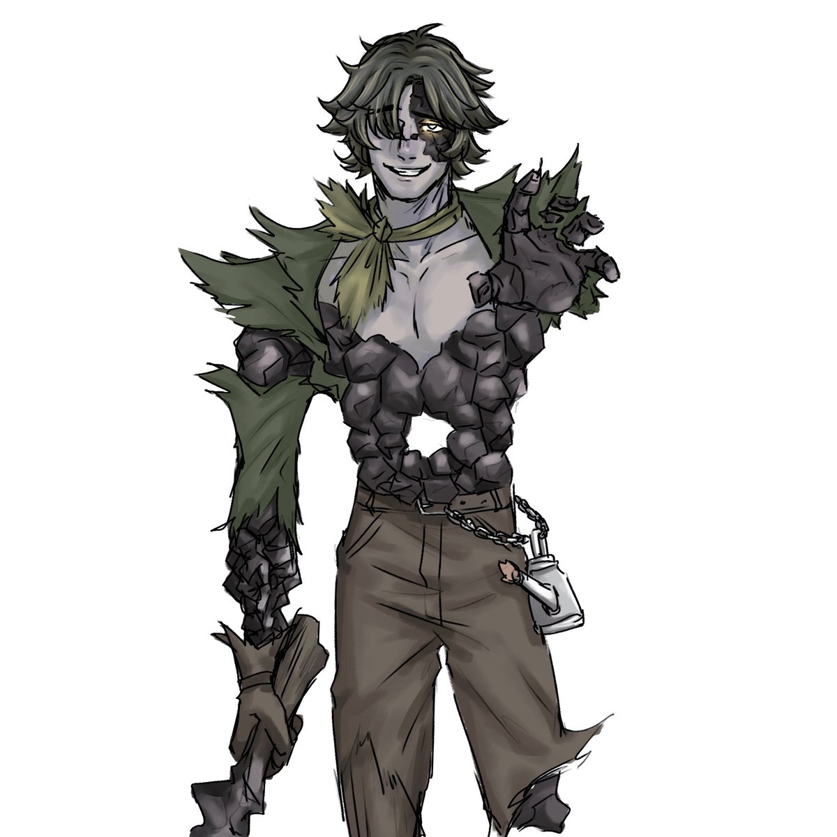 heart_magnet's tweet photo. .🧲🪨 Prospector identity 🆔
探鉱者 フールズ・ゴールド
#第五人格イラスト #NortonCampbell https://t.co/ydzr9fx7fw