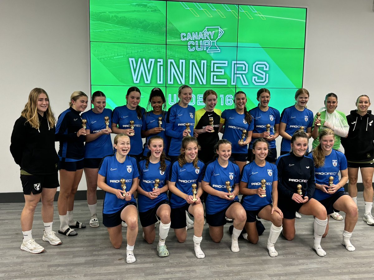 devon_fa's tweet photo. Sorry for the delay!!! The u16’s are Canary Cup champions!! 

Georgia Vaccaro with an absolute belter to get us the 1-0 win! 

What a couple of days it’s been and a brilliant way to finish the trip off. 

#devonfootball https://t.co/X2ZzZa0HFz