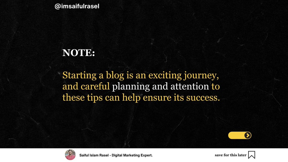 Imsaifulrasel's tweet image. part:3
Ready to launch your blog? Let's explore the world of blogging, from platforms to content tips.
#Blogging101
#BlogSetup
#BloggerLife
#WritingTips
#ContentCreation
#BloggingPlatform
#BloggerCommunity
#BloggingJourney
#BlogLaunch
#BloggingForBeginners
#imsaifulrasel