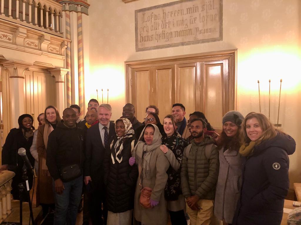 peacemakersnetw's tweet photo. After a successful Day 2 of #YRMC, it was time for some fun and walk as the team joined the Peace Concert at the Helsinki Deaconess Foundation https://t.co/yc7mcAwkHt