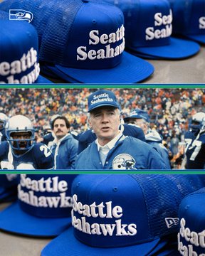 The Seahawks Throwback hat is back in the building.