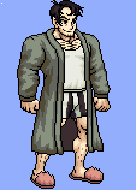 00_3ntries's tweet photo. beowulf (bedwulf) from skullsgirls 
pixel version, first I wanted to made this in Cvs2 style but at the same time I wanted to try too something very similar to the original style so......my second thought wins https://t.co/UzYupcSELU