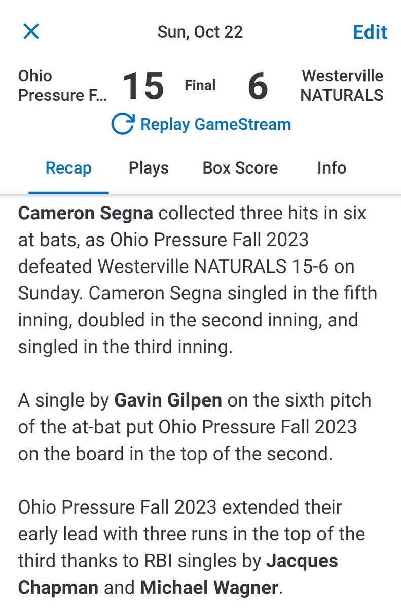 Ohio Pressure Baseball tweet media