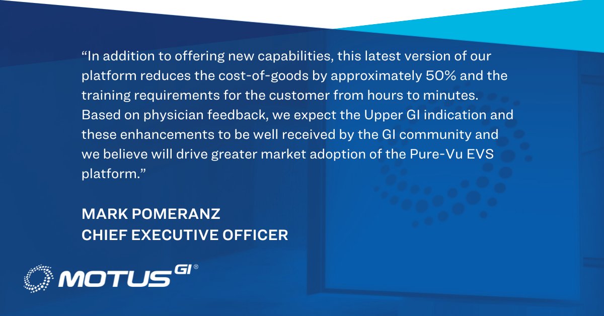 We are thrilled to announce that we have received FDA clearance to commercialize Pure-Vu EVS Gastro and Gen 4 Colon. ✅ This streamlined, simple approach will allow physicians to provide urgent care for those with #GI bleeds. Read the release: brnw.ch/21wDOYS
