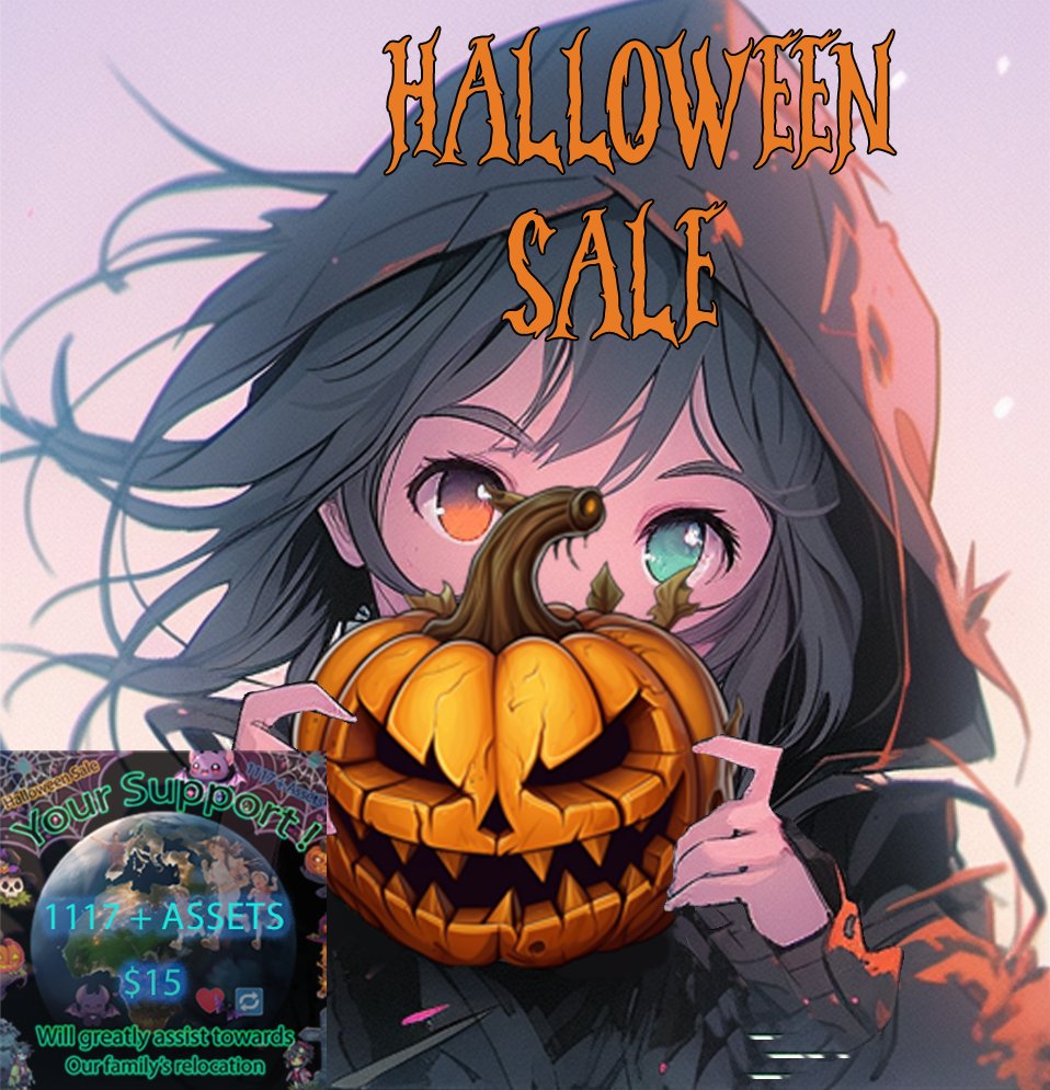 LoneRogueProdu1's tweet photo. Every❤️🔁and💲helps towards #reuniting our #family &amp; improving the #future of our #children

#HalloweenForFamilyUnity 🎃

Your🌟#support❤️🔁gets us #onestepcloser

https://t.co/gIwgpJjNRj

#Halloween #digitalart #halloweenart #art #tuesdayvibe #indie #IndieDevs #dev #love @itchio https://t.co/O6w1r37QYl