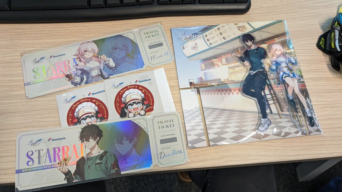 GardienTemps's tweet photo. Nouveau concours !
#HonkaiStarRail en collaboration avec #Dominos !
Cette fois-ci je fais tout gagner !
✅Follow @GardienTemps
🔁RT & ❤️ like ce tweet
⏳TAS le 31/10, bonne chance !
#HonkaiStarRail #CONCOURS #Giveaways #HeureduRepas https://t.co/ATpRHazbSW
