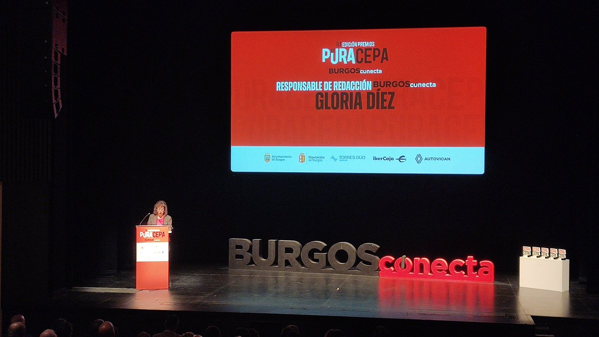 burgosconecta's tweet photo. BURGOSconecta entrega sus premios Pura Cepa para poner en valor el esfuerzo de personalidades y entidades como agentes dinamizadores. #PuraCepa #BURGOSconecta https://t.co/VDQ46J2Udw