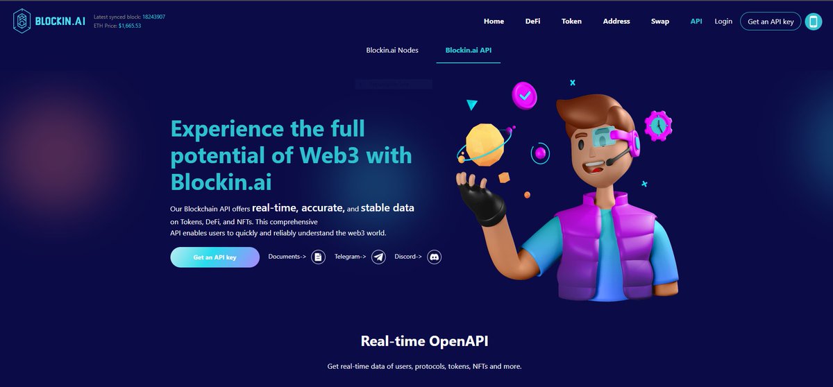 Blockin_ai's tweet photo. 🚀 Excited about #Blockchain technology? We are too! At https://t.co/43fRMtqq8g, we're opening up a realm of possibilities with our robust API Service, tailored for seamless blockchain integration! 🛠️ Build with us and let's shape DeFi together! 🔗 #DeFi #API #DevOps https://t.co/foOzNrcEnh