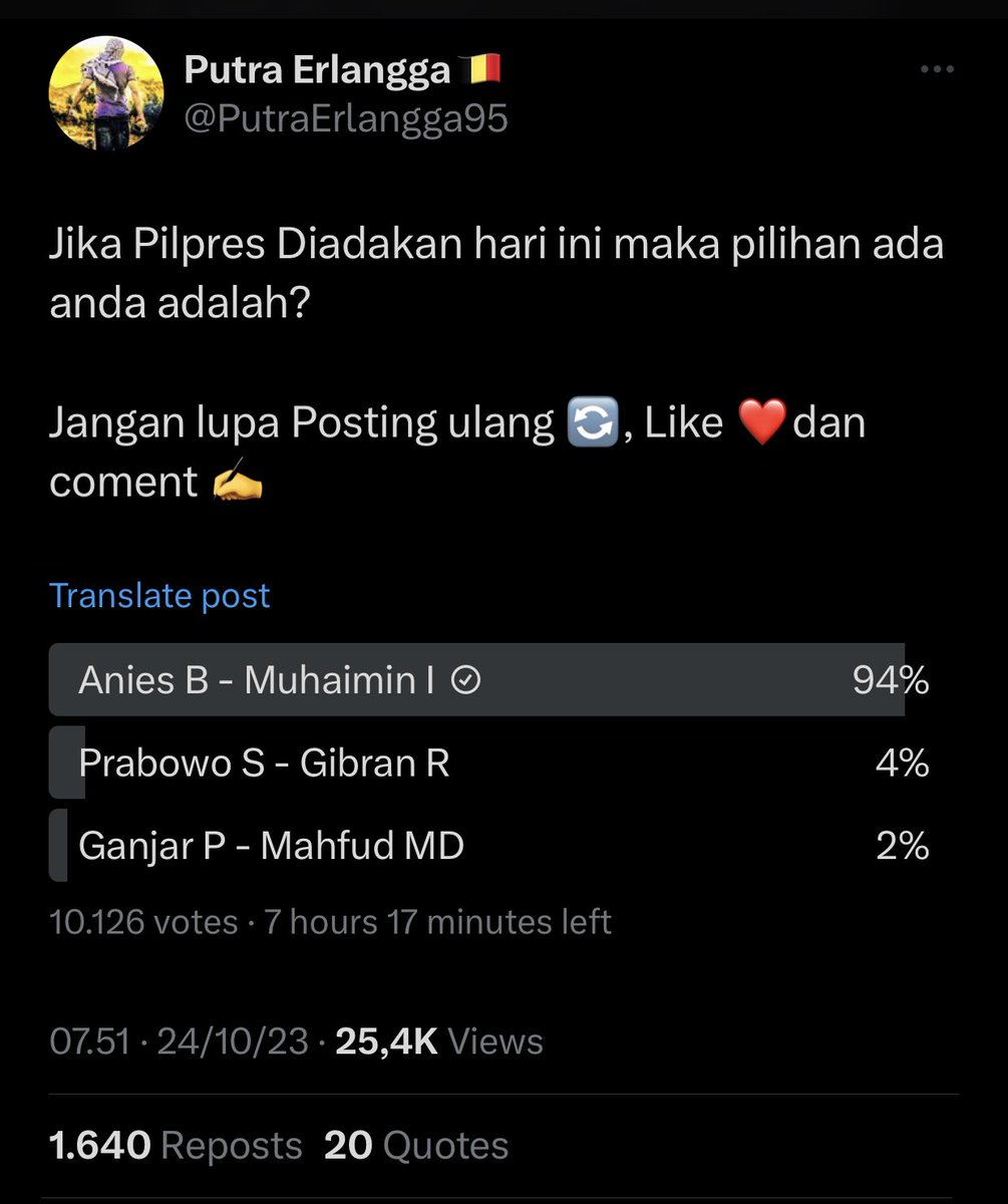 @PutraErlangga95 Nitip dulu #pollingcapres