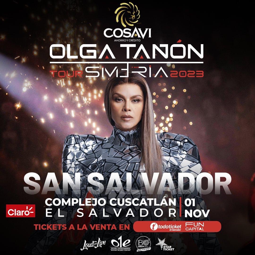 PartySV_'s tweet photo. ¿Preparados para cantar a todo pulmón con Olga Tañón? ❤️🔥🇸🇻
📍: Complejo Cuscatlán
🗓️: 01 de noviembre 2023.
¡No te pierdas de los mejores éxitos de Olga Tañón en su #TourSimetria ! ❤️🔥🎙️ a la venta en todoticket y fun capital. https://t.co/EUyGgrzOzk