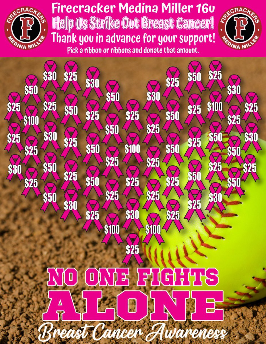 firecrackersmm's tweet photo. This month our team is doing a fundraiser for 1 of our own!!
We would love to complete it by end of the month if possible. 🙏 
We will draw on the day the last person pays. 
Please consider helping us out!!
Venmo:  @donna-graham-33
Cash app : $donna013107
$500 cash prize 🧨🥎💗 https://t.co/7EZBakSqQm