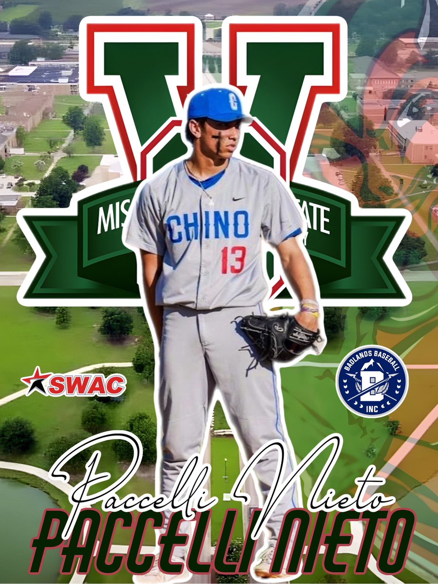 GhostBallClubLA's tweet photo. Congrats to Badlands Baseball 2024 RHP Paccelli Nieto on his commitment to play at Mississippi Valley State University!! Best of luck @Paccelli7 !!! #badlandsbaseballinc #badlandsbaseball #bbinc #newlooksameresults #ElevateState #DELTADevilsBaseball #MVSU π₯βΎοΈ @cj_bilbrey https://t.co/6QzVKKulQV
