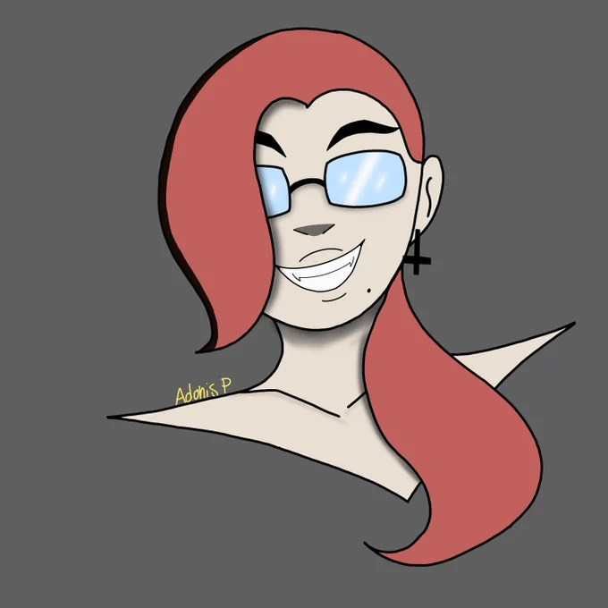 got some art of ilaria (they/she)!done by my buddy @/apollonartworld on instagram/Adonis_Poe on toyhouse 