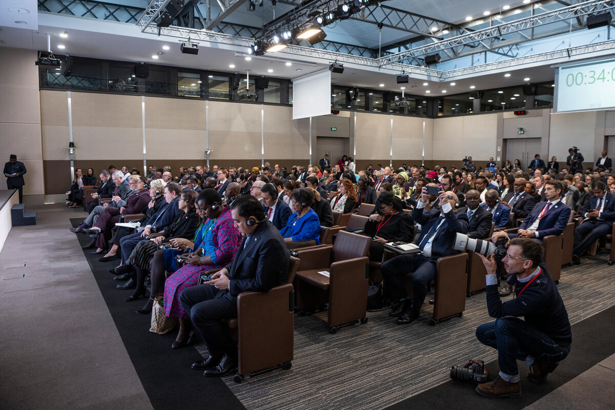 SchoolMeals_'s tweet photo. At the Coalition Summit #Paris🇫🇷 the UN Under-Sec. Gen. &amp; Advisor on Africa @Duarte_UNOSAA urges donors to1⃣Ease burden of debt in Africa2⃣Convert debt to school meals financing💰3⃣Earmark funds for school meals🥗&amp;4⃣Help countries gain capacity to build their domestic revenues. https://t.co/JmbpJafHfI
