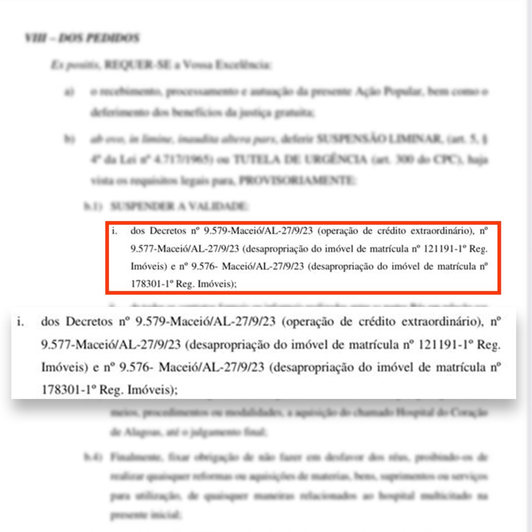 renancalheiros's tweet photo. Ingressei com uma ação popular contra o prefeito de Maceió pela compra do hospital sem licitação e superfaturado em mais de 150 milhões. Cada leito saiu por 3,5 mi e o preço correto seria 1,5 mi.

A Justiça precisa ser feita com o bloqueio imediato da operação suspeita. https://t.co/RX2mLgNm7G