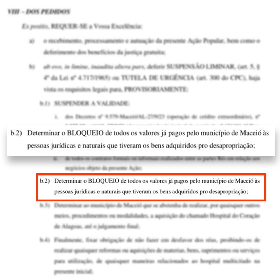 renancalheiros's tweet photo. Ingressei com uma ação popular contra o prefeito de Maceió pela compra do hospital sem licitação e superfaturado em mais de 150 milhões. Cada leito saiu por 3,5 mi e o preço correto seria 1,5 mi.

A Justiça precisa ser feita com o bloqueio imediato da operação suspeita. https://t.co/RX2mLgNm7G