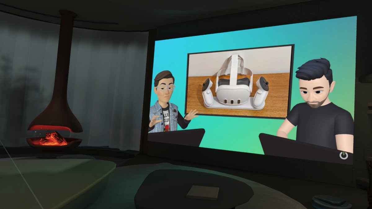 cjay777's tweet photo. @UploadVR Watching UploadVR with Bigscreen Beyond in Bigscreen home https://t.co/ft650IgIqv
