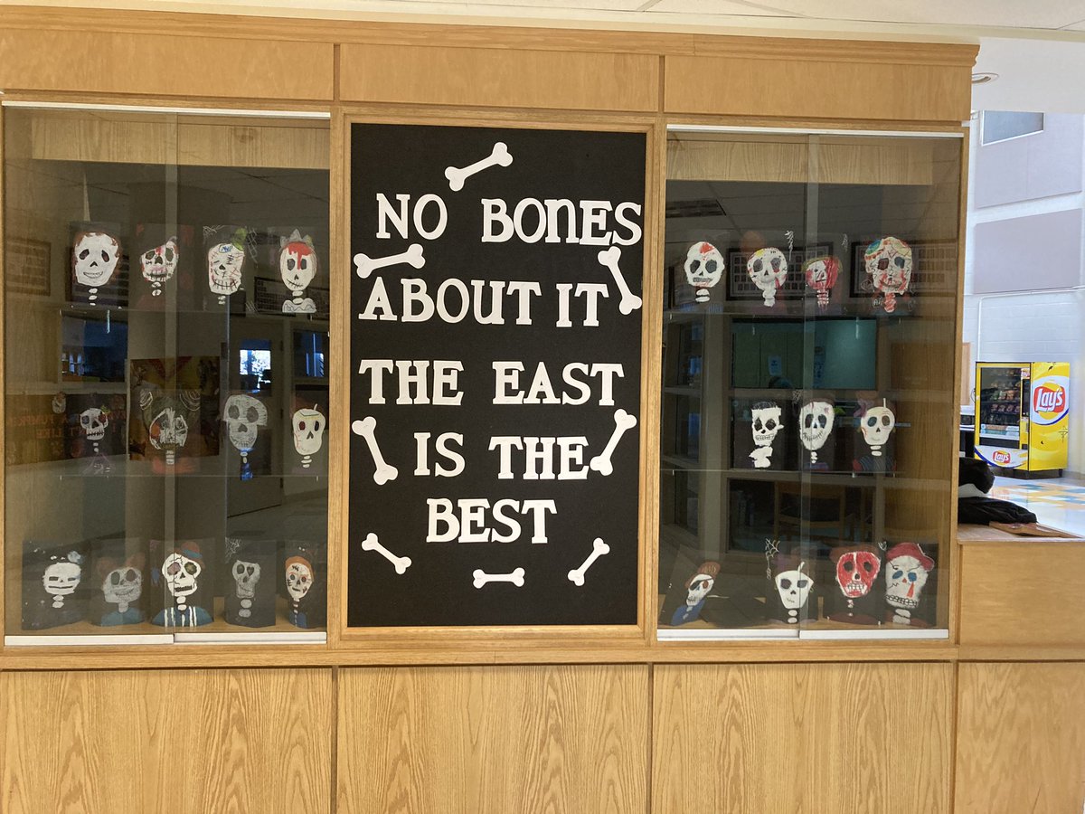 We love our Halloween display in our main entrance! Thanks to our grade 5 class and Miss Janice and Miss Sandi! Awesome job!