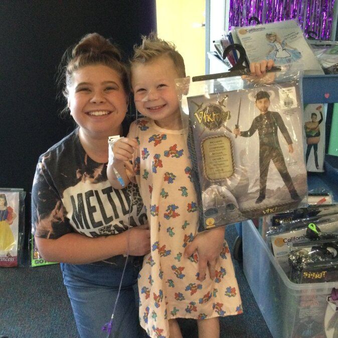 Thanks to our friends at <a href="/SpiritHalloween/">Spirit Halloween</a> for stopping by to visit our patients at both Brenner Children's Hospital and <a href="/LevineChildrens/">Levine Children’s</a> and allowing them the opportunity to pick out a Halloween costume free of charge. Nearly 200 families will be styling this Halloween 🎃