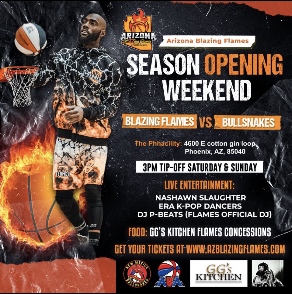 ArizonaFlames's tweet photo. This weekend season opener 
 @ThePHHacility 
Go get your tickets now 🔥 https://t.co/e5jk2x4doR