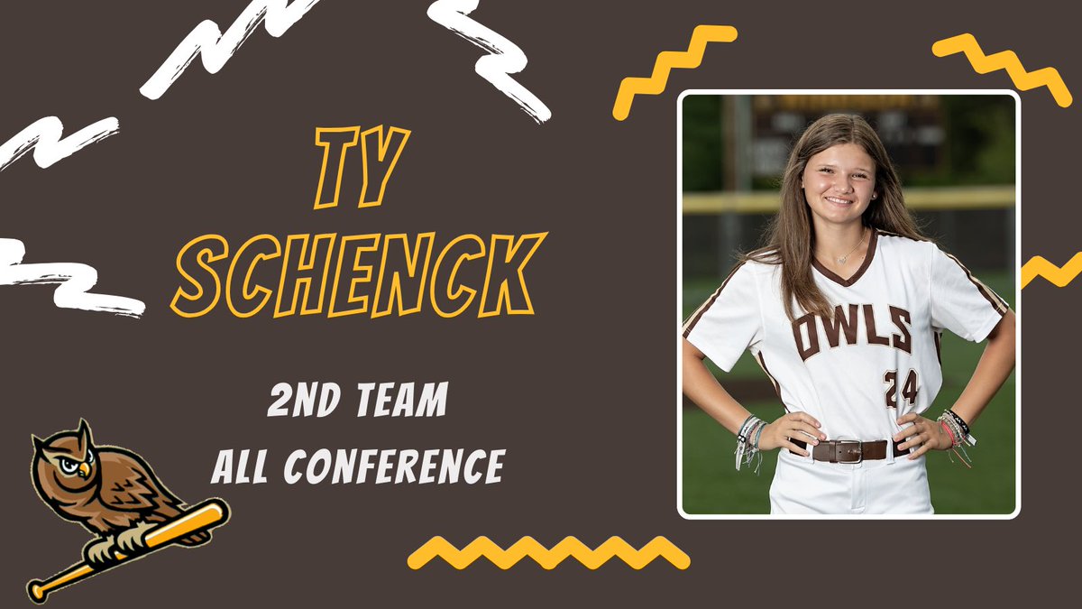 owlssoftball's tweet image. Congratulations to Samantha Wilson and Ty Schenck for earning 2nd Team All Conference this season! #greatdaytobeanowl