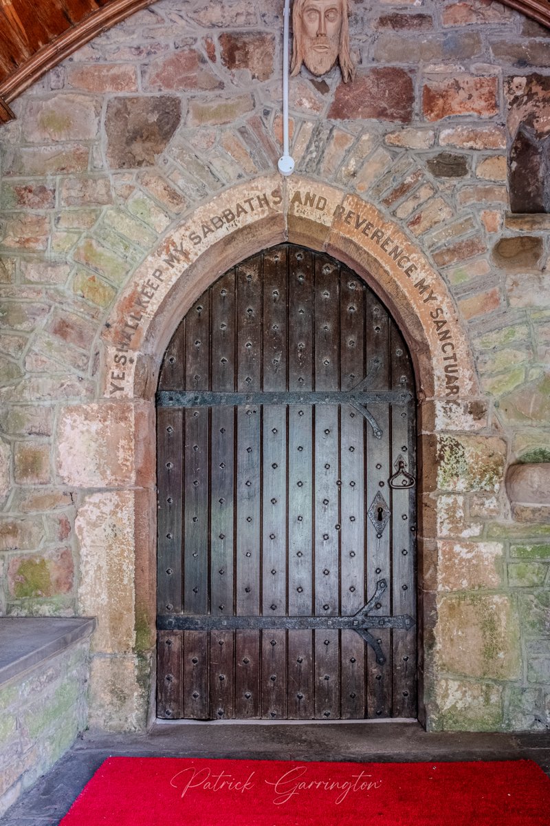 4) Penhow, St John, Vale of Glamorgan. Eagle, window and the exit... #church #medieval #castle #history #wales #glamorgan