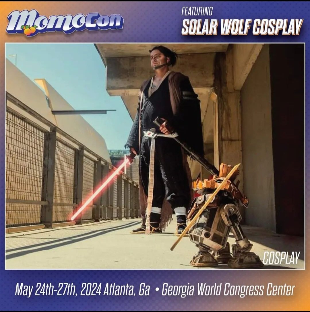 solarwolfcospla's tweet photo. Guess what? I'll be a guest and cosplay judge this upcoming year @MomoCon 2024! Can't wait to see you guys!
.
.
πΈ: @ALeeStudios
.
.
#momocon #momocon2024 #cosplay #cosplayer #atlantacosplay #atlantacosplayer #atlantacosplayers https://t.co/U5sk8wO4o5