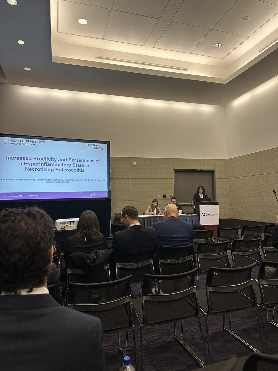 My rock star co-resident and lab mate <a href="/kbsnyder9/">Brooke Snyder</a> presenting her work on the persistence of the hyperinflammatory state in recovered NEC! <a href="/OUPedSurg/">OU Children’s Ped Surg Fellowship</a> <a href="/OU_Surgery/">OU Surgery</a> <a href="/AmCollSurgeons/">American College of Surgeons</a> #ACSCC23