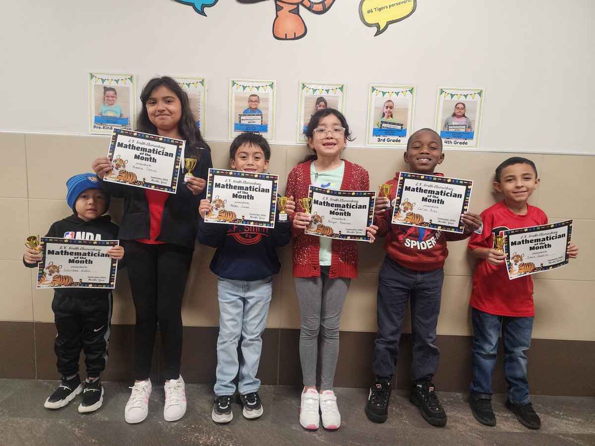 RGdiesel2011's tweet photo. Never too late to celebrate our mathematicians of the month! #pisdmathchat @LFSmithElem  #thisislfsmith https://t.co/cQDoX4xkrc