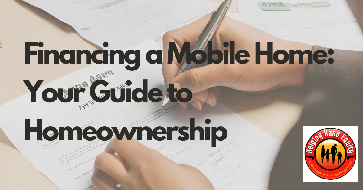 HelpingHandWA's tweet image. Mobile homes are a popular and  cost-effective housing option that offers the benefits of homeownership  without breaking the bank. In this guide, we’ll explore the ins and  outs of financing a mobile home.
#realestatemarket #HousingCrisis 
helpinghandequity.com/financing-a-mo…