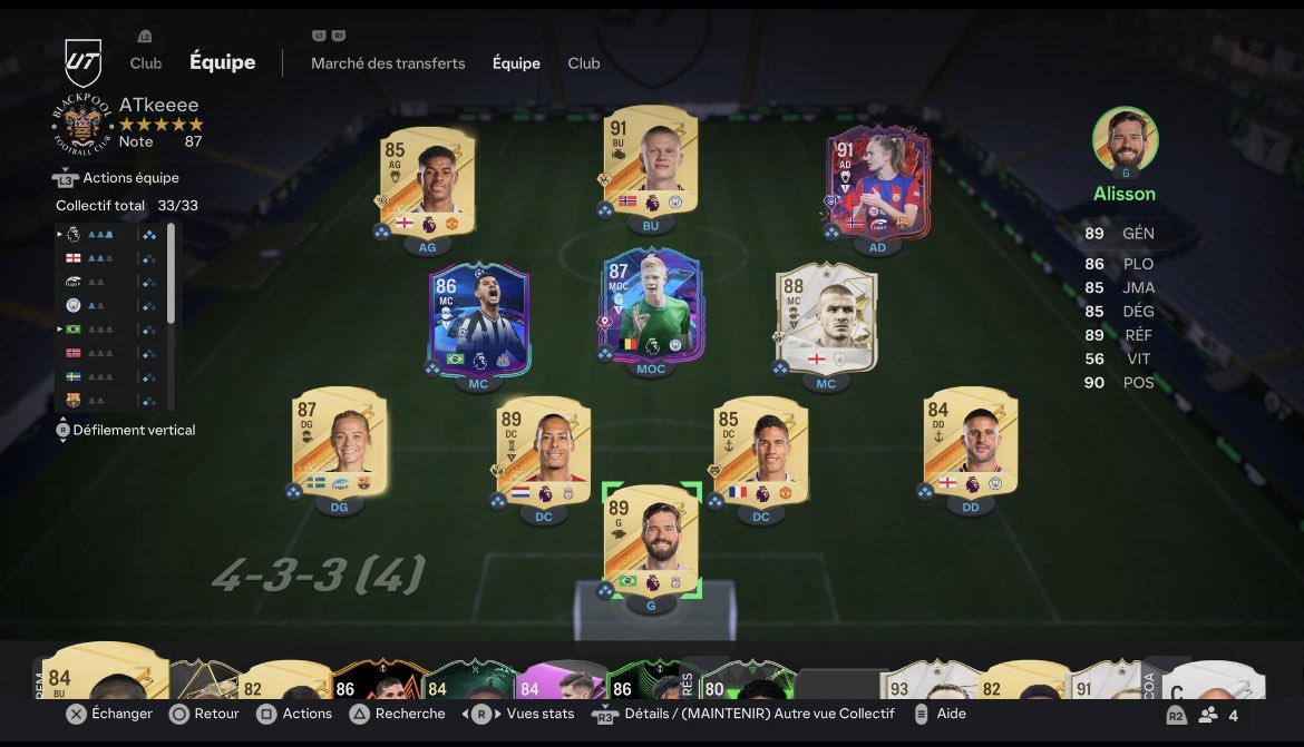 Hugov51X's tweet photo. @TwinsFifaHD Yo les Twins!
Voici mon équipe 1 mois après la sortie du Jeu! Avec un peu de chance d’avoir pack Hansen 😁.
Tout est vendable sauf Hansen, VVD et les SBC (Beckham un vrai plaisir). 

On croit en toi le V pour le 20-0 ce week end!💪🏻 https://t.co/0Y0FCYvfsi