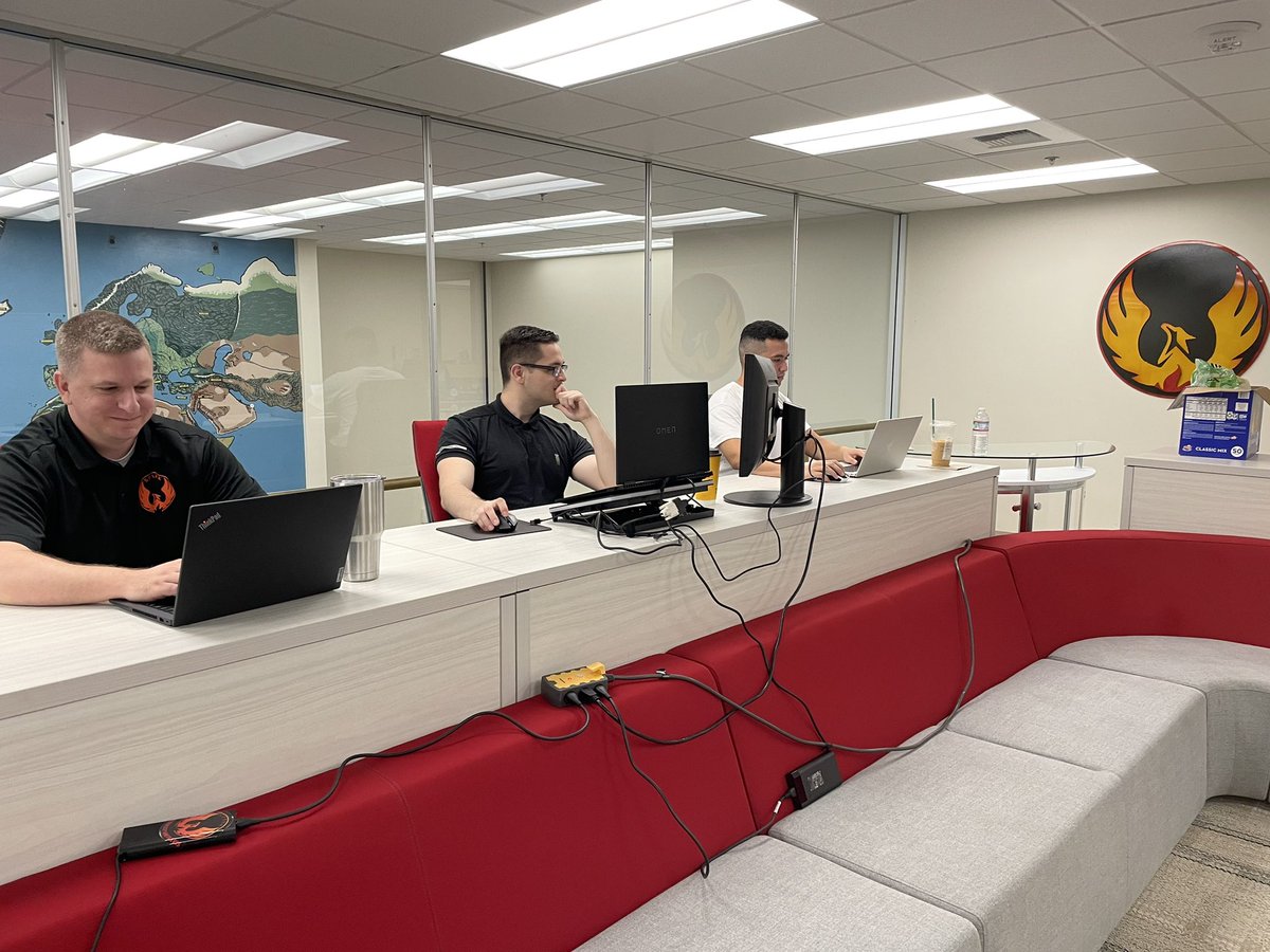PhoenixSparkLab's tweet photo. Phoenix Spark’s First Semi-Annual Hackathon is under away! Keep an eye out for our future events as Phoenix Spark is always empowering &amp; inspiring Airmen to be the innovation they desire 🚀#innovation #distruptiveaf #phoenixspark #spark #hacking #coding #java #zoom https://t.co/V3v8a4mWuL