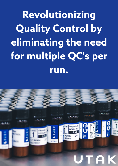 Are you tired of purchasing multiple quality controls for just one test? UTAK's Custom Quality Controls give you the power to choose the analytes, concentrations, and the matrix. 

Take control of your testing and eliminate the hassle of unnecessary QC purchases.