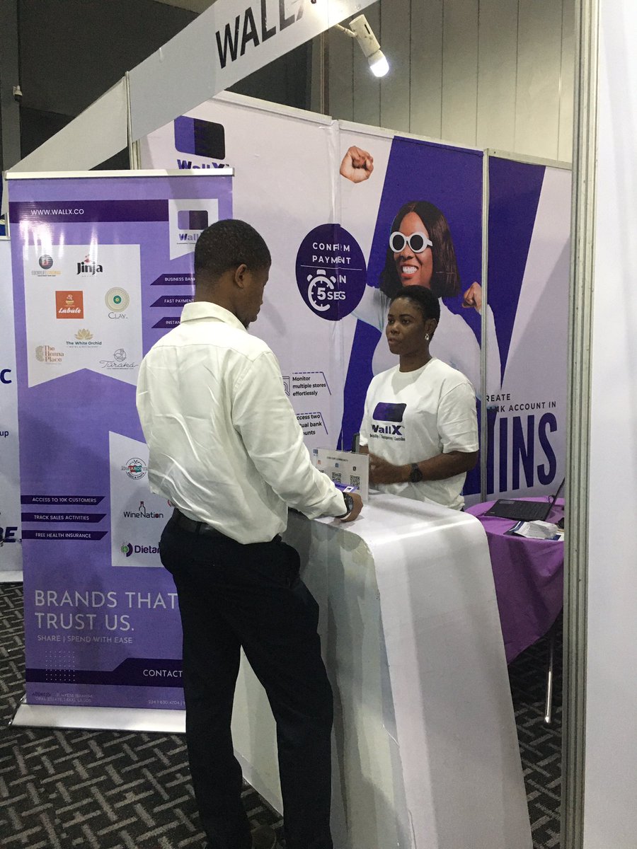 wallx_africa's tweet photo. Day 1 of the Nigeria FinTech Week was a blast. If you didn’t make it today, tomorrow is another chance.

Don’t forget to visit our booth. We have lots of surprises for you. 

See you tomorrow!

#WallX #NigeriaFinTechWeek #NFW23 #FinTech #FinTechEvent #TechEventInLagos #TechNews https://t.co/rZryo2Vg8g