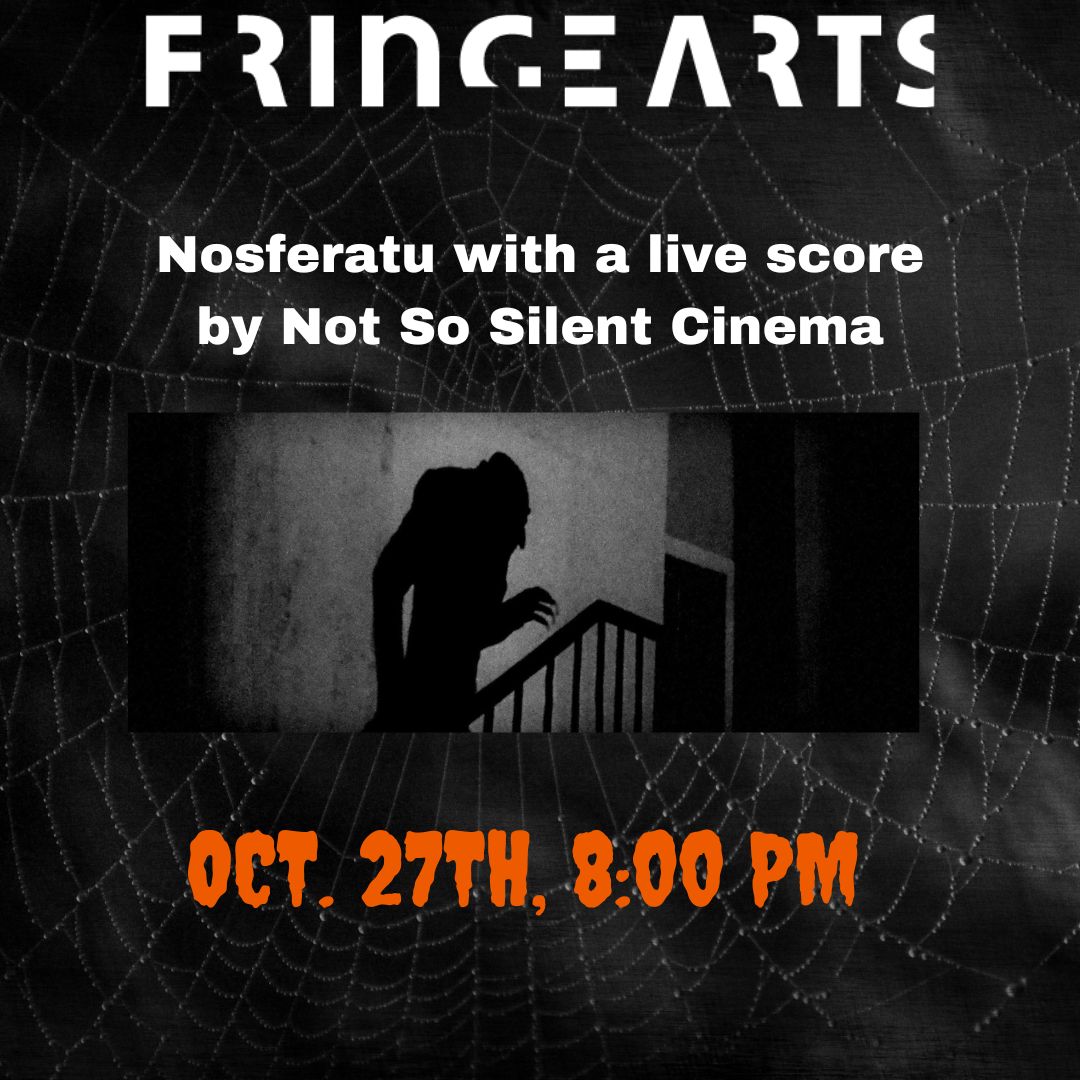 Still looking to fill in your Halloweekend plans? We'll keep you busy here at FringeArts, with a live score by Not So Silent Cinema on Friday, and a classic movie marathon and party on Saturday. 👻🎃 Head to fringearts.com/programs/ for more info!