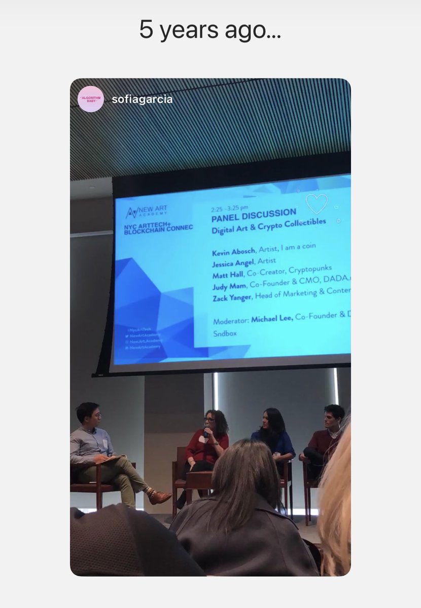 sofiagarcia_io's tweet photo. Instagram hitting me w this 5 year memory — @kevinabosch #JessicaAngel @matthall2000 @Grandenchilada @SuperRareRoses #MichaelLee + organized by @Elena_Zavelev!
I took a sick day from work for this event and it changed the trajectory of my life 🫶 much love guys https://t.co/kr4eIAhiX9