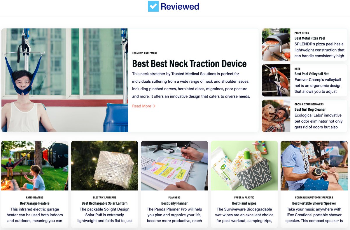 nyguild's tweet photo. UPDATE: @Reviewed's shoddy AI consumer reviews are back up again, after @Gannett seemingly shut them down earlier today. 

Here's the link. Which is the worst review on here? https://t.co/oAU3QE5PAE https://t.co/sRBsCQ8kgE