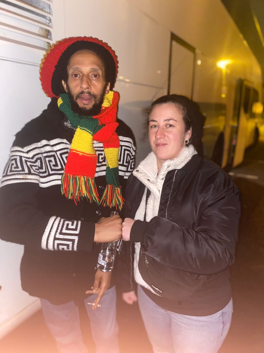 A real pleasure to have seen one of Marley's sons @JulianMarley  at is show with his team during his European tour, and to have been able to met his keyboard player @JaimeHinckson
@TotoAsher, Danawa