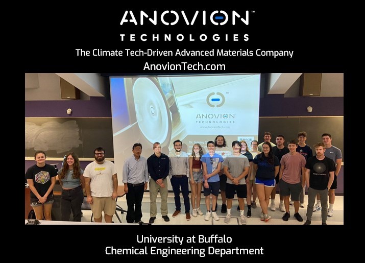 Anovion Technologies (@anoviontech) on Twitter photo Thank you <a href="/UBengineering/">UBuffalo Engineering and Applied Sciences</a> and Dr. <a href="/GangWu16/">Gang Wu</a> for hosting Dr. Jeremy Schrooten, our VP of technology, and giving him the opportunity to discuss #graphite and #battery production as well as our dedication to minimizing the #environmental footprint associated with battery production. Thank you <a href="/UBengineering/">UBuffalo Engineering and Applied Sciences</a> and Dr. <a href="/GangWu16/">Gang Wu</a> for hosting Dr. Jeremy Schrooten, our VP of technology, and giving him the opportunity to discuss #graphite and #battery production as well as our dedication to minimizing the #environmental footprint associated with battery production.