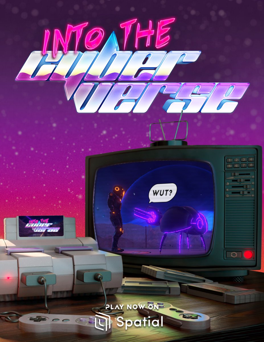 STEP 1:
-Crash 💥 on 🌒 of Uranus
STEP 2:
-Solve cryptic codes 🧩
STEP 3:
-🪲🍕🚘
STEP 4:
-Save the Universe?

‘Into the Cyberverse' is LIVE on Spatial.io! Let's kick some cosmic butt with TC2! #IntoTheCyberverse #LetsDoChaos #LetsPlay 🎮🌙👊

soukenenergy.com/letsdochaos