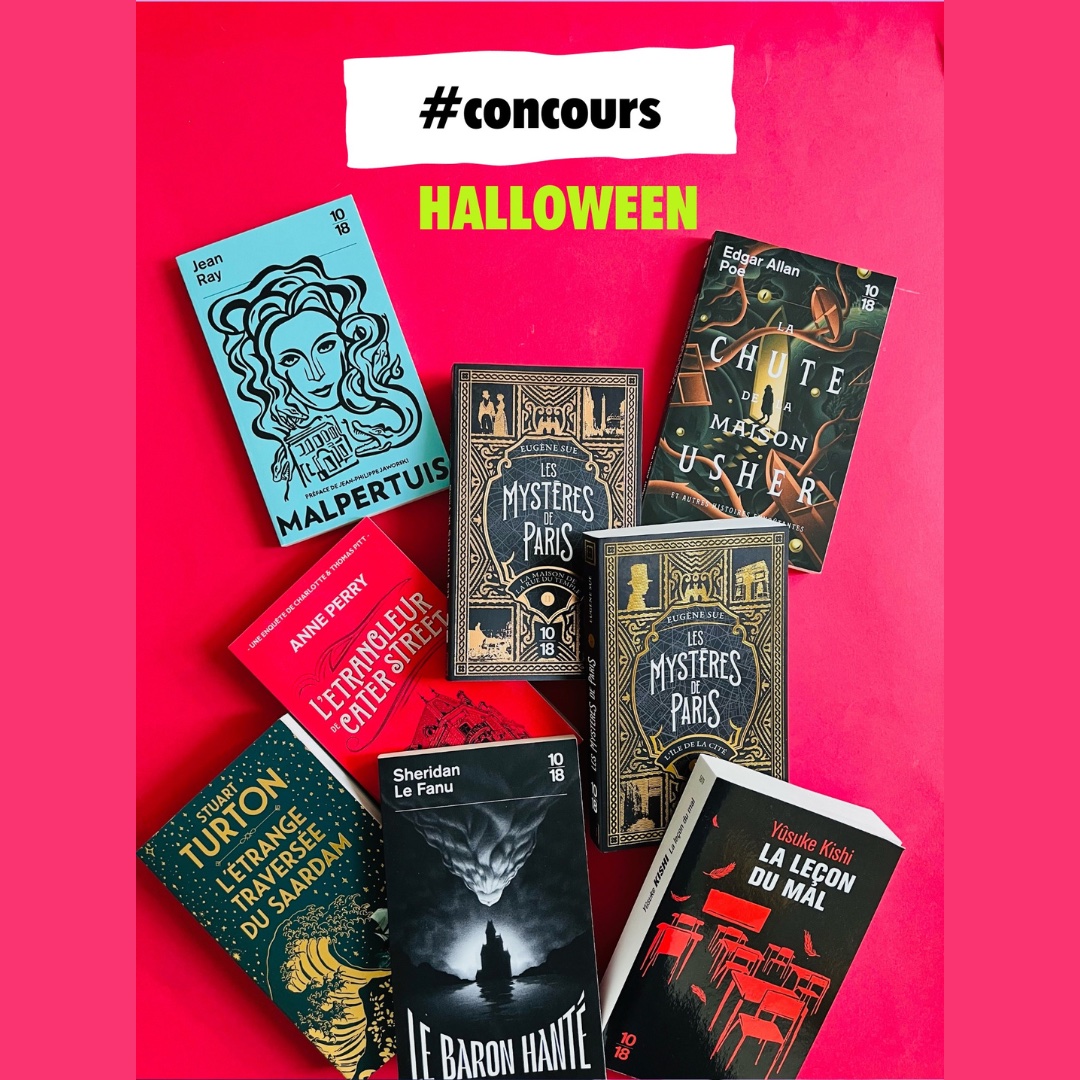 Editions1018's tweet photo. #Concours

On vous gâte pour Halloween avec des pépites romanesques pour se mettre dans l'ambiance !

Pour participer :
👉 suivez @editions1018 +RT

Fin du concours le 5/11 https://t.co/Ib4YObQU1k