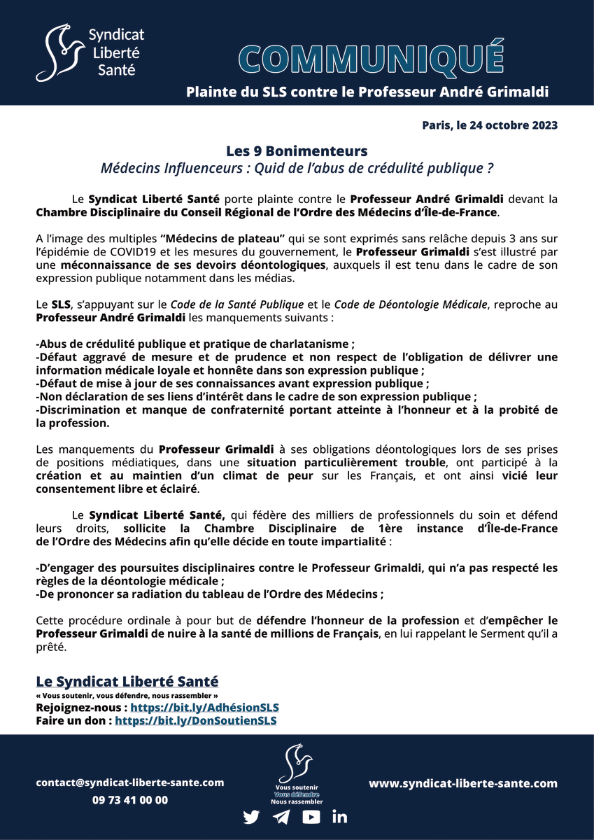 #Les9Bonimenteurs 🕊️