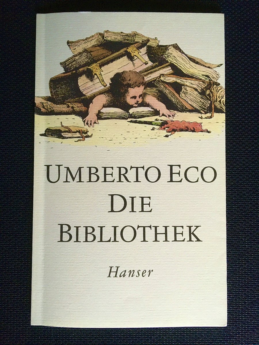 Die Idealfunktion einer Bibliothek ähnelt ein bißchen derjenigen der Bouquinisten am Seineufer, bei denen man Trouvaillen machen kann, und diese Funktion erhält sie nur durch den freien Zugang zu den Regalen.

Umberto Eco: Die Bibliothek #TagDerBibliotheken