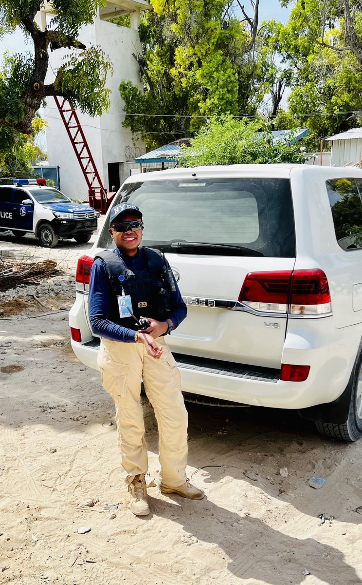 #UNDay Ms. Priscah Mulinge from Kenya works as a Senior Security Officer with UNMAS Somalia, ensuring safety and security of all staff member. She values teamwork and holds high regards for end evaluation feedback from colleagues on fulfilled organizational objectives.<a href="/UNSomalia/">UNSOM</a>