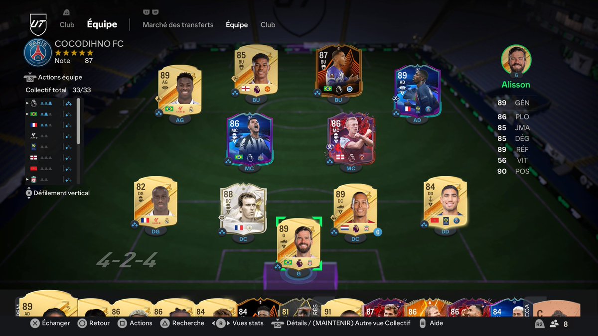 Corantin23_'s tweet photo. @TwinsFifaHD yo les gars, j’ai vendu mon van dijk comme il est dans la totw il sera racheter après, j’ai 585k de budget et si je vend tout j’ai un peu + de 2M200k, in game je joue en 442 les joueurs restent à leur poste https://t.co/pI4FJOnuCr