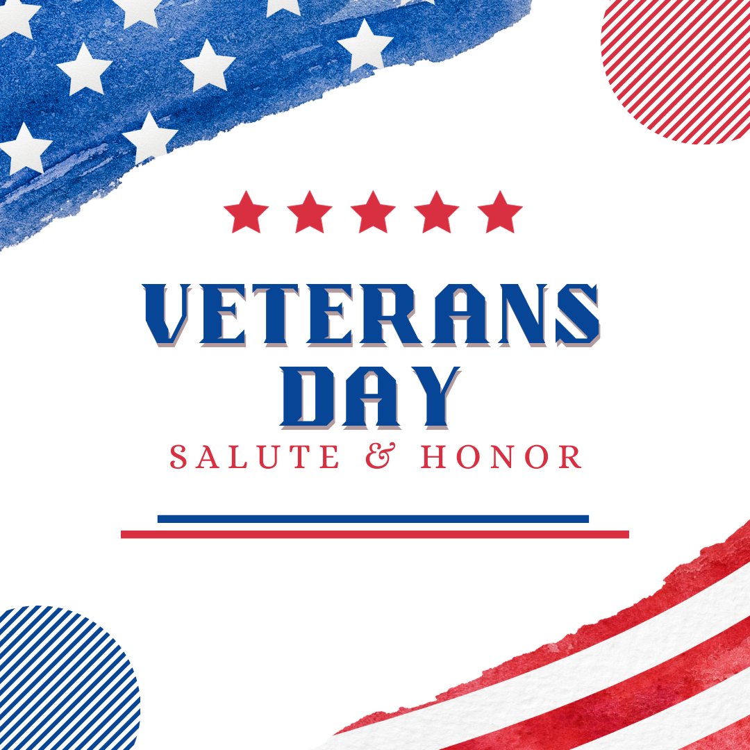 On this Veterans Day, we salute and honor the brave people who have served our country with unwavering dedication and valor.